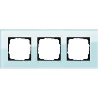 Abdeckrahmen 3-fach Glas mint, Retail