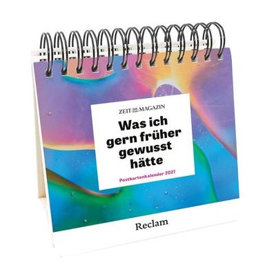 Was ich gern früher gewusst hätte. Postkartenkalender 2027