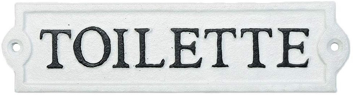 Omgoods Cast Iron Toiletbord - Decoratieve Badkamer Wanddecoratie