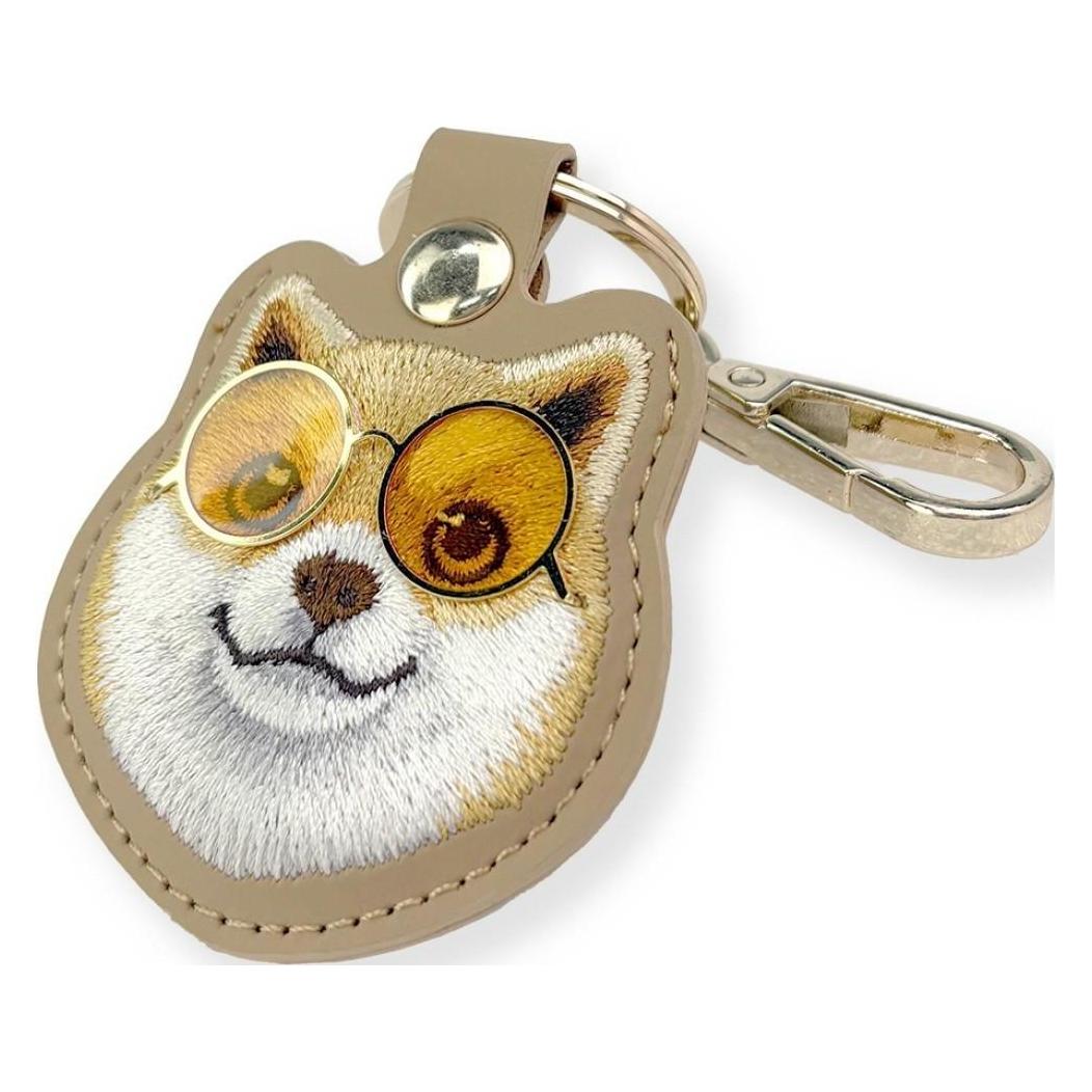 Nimmy Case locatorr Glasses Cool Dog brown (N-YJ-YSK-012)