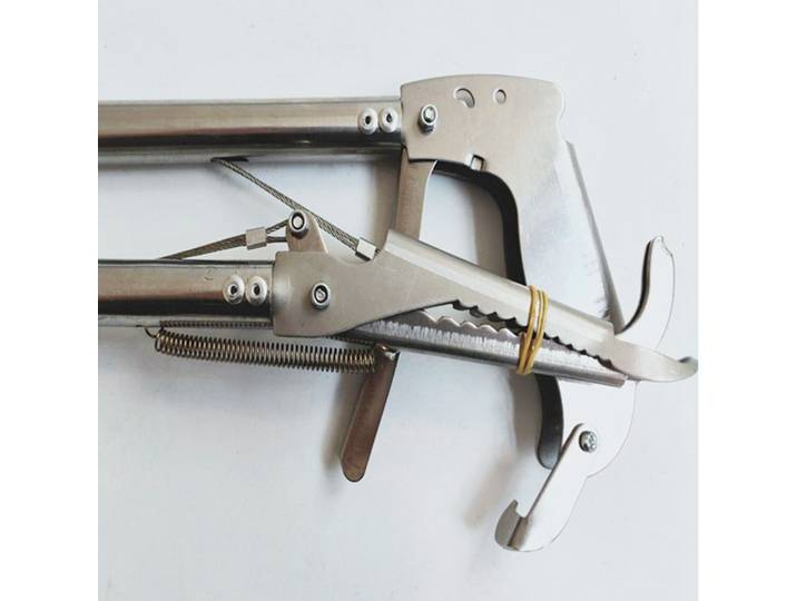 ABSS-2X pince à serpent receveur Reptile grabber ramasser pinces de manipulation outil en acier inoxydable pour l'alimentation du serpent chasse attraper