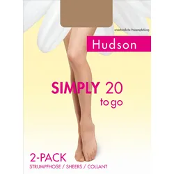 Hudson Simply 20 TO GO Strumpfhose 6er Pack | 36-40 (I) | Black (HU-0005)