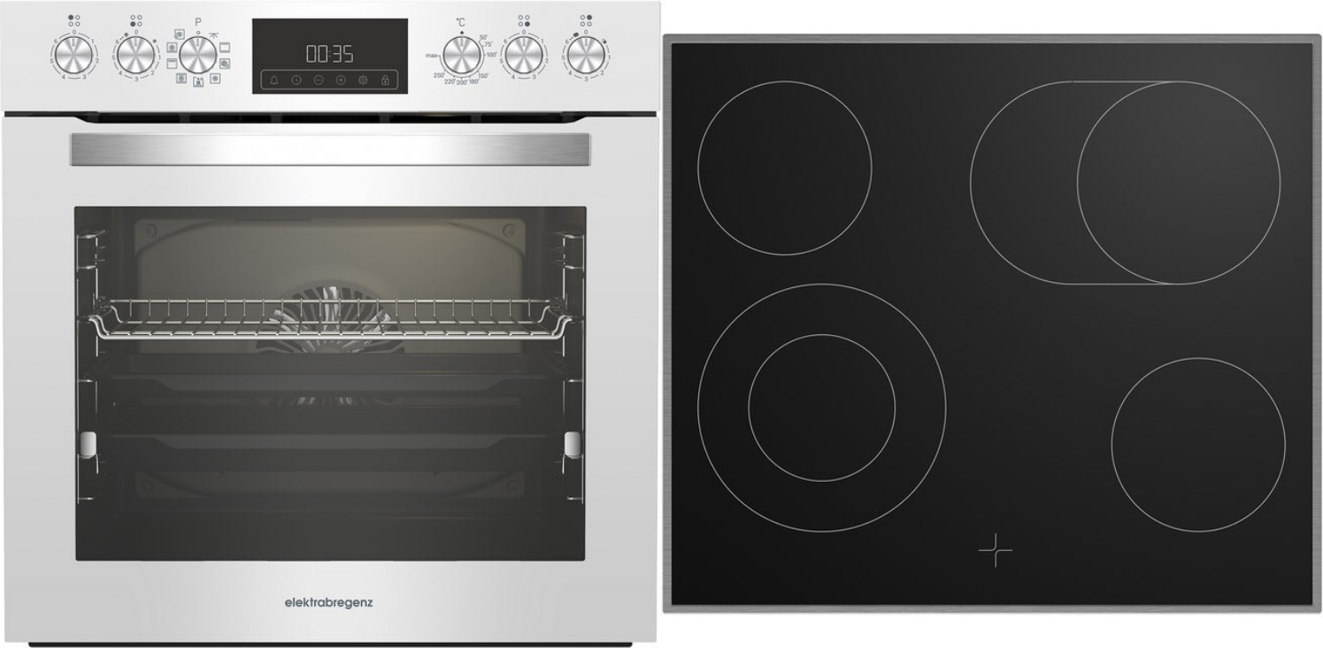 Elektrabregenz HE 64090 WR, Keramik, 4 Zone(n), Glas, Schwarz, Berührung, 4 Zone(n)