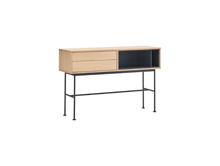 Design Konsole „Yoko“ Anthrazit / Eiche Teulat