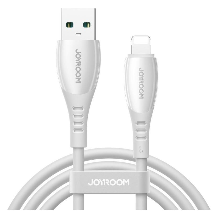 Joyroom S-A59 Vibrant Series 3A Fast Charging Data Cable (USB-A to Lightning) 1.2m - White (1.20 m) (S-A59)