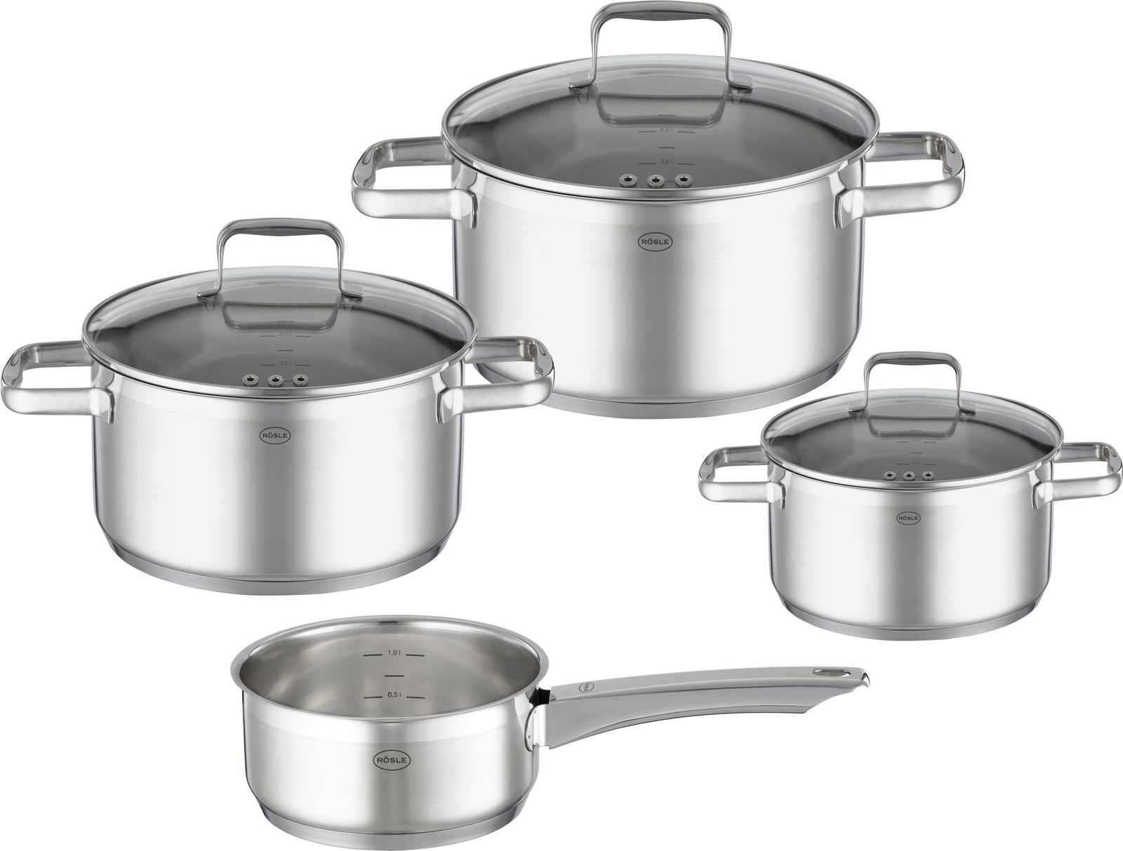 Rösle Charm RO91935 set van 4 potten