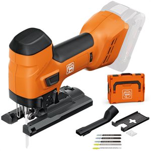Fein Stichsäge F-IRON Jig 26 AS, Akku-Pendelhub, 18V, Schnittleistung bis 150mm, mit Koffer