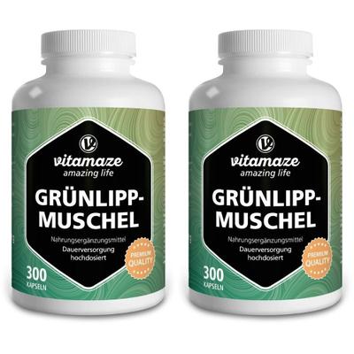 Grünlippmuschel 500 mg hochdosiert x2 2x300 St Kapseln
