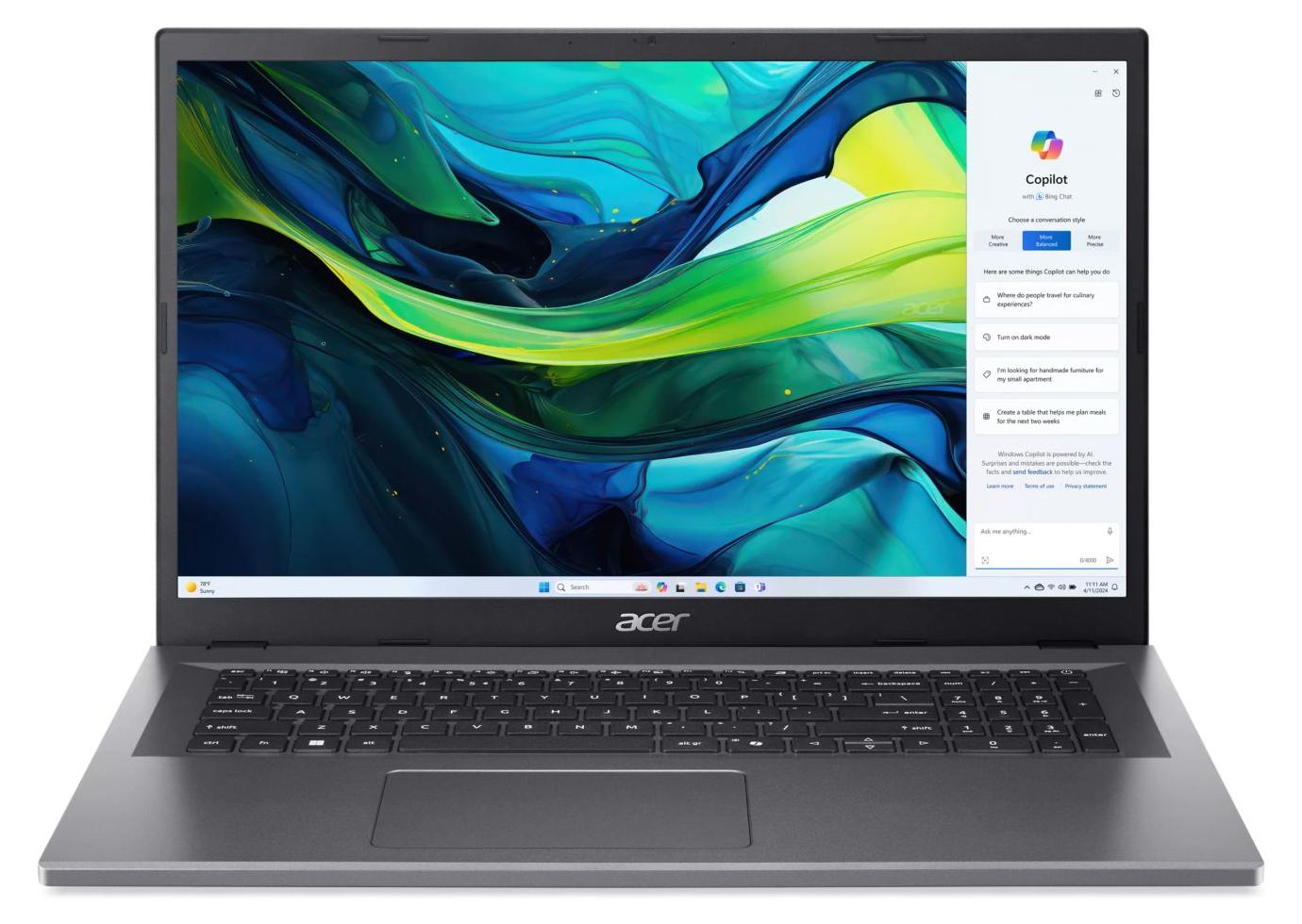 Acer Aspire Go 17 AG17-31P-36S2 AG17-31P Notebook