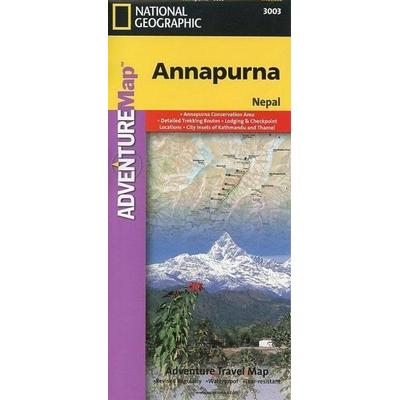 Annapurna Map [Nepal], Karte von National Geographic Maps, National geographic, 978-1-56695-521-8