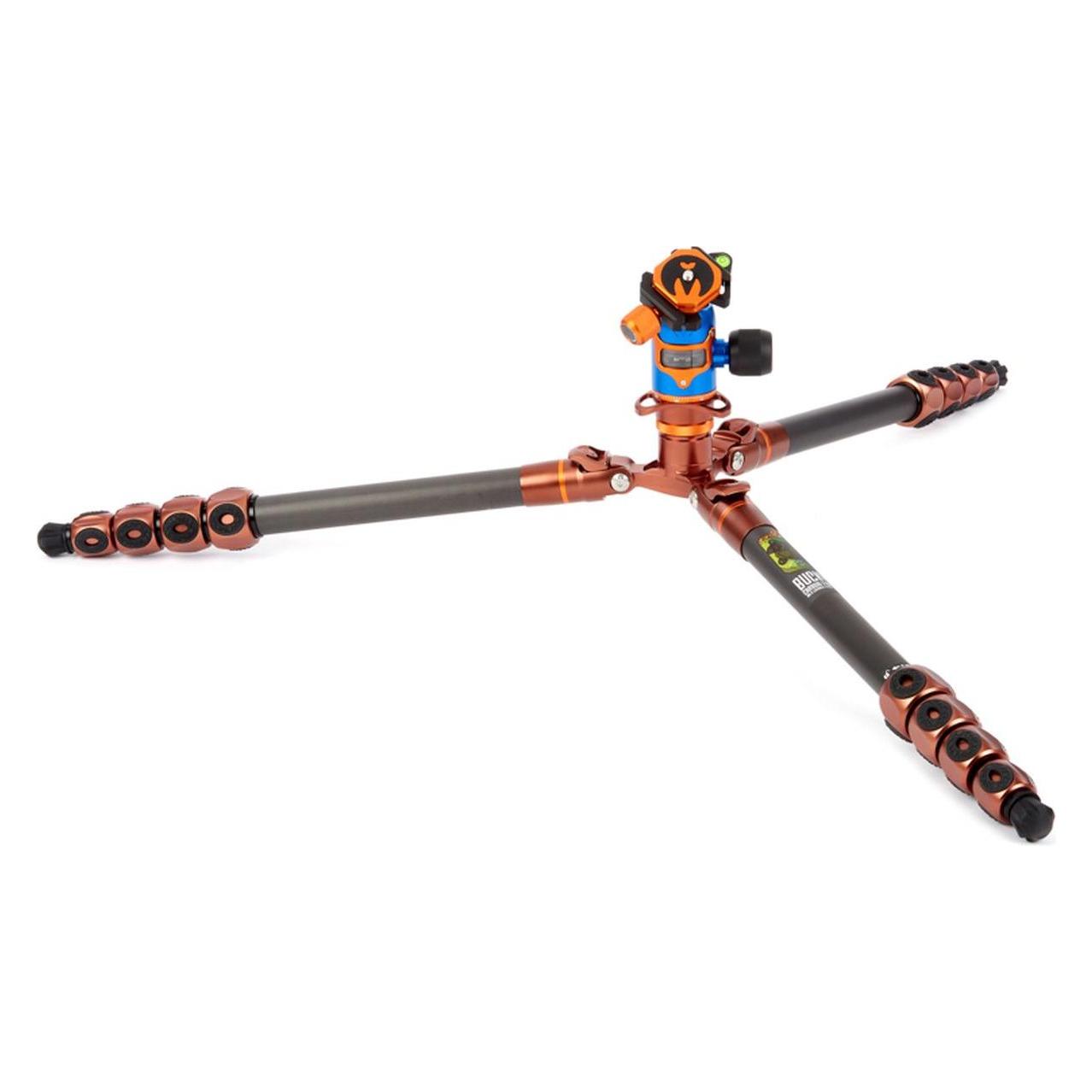 3 Legged Thing Legends Bucky Bronze Allroundstativ mit Kugelkopf AirHed VU (Carbon, Metall) (BUCKYKIT)