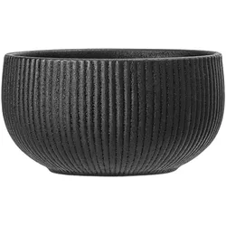 Bloomingville Schüssel Neri, Steingut, H7,5 x Ø14,5 cm, schwarz
