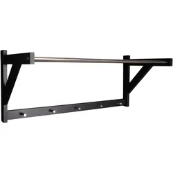 Ebuy24 Paige Wandgarderobe schwarz.