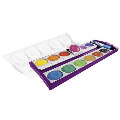 Pelikan Deckfarbkasten K12 mit Deckweiß violett Faltschachtel