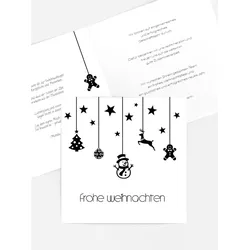 Weihnachtsgrußkarten geschäftlich selbst gestalten mit Spruch und Fotos im Onlinedesigner bei Meine-Kartenmanufaktur.de
