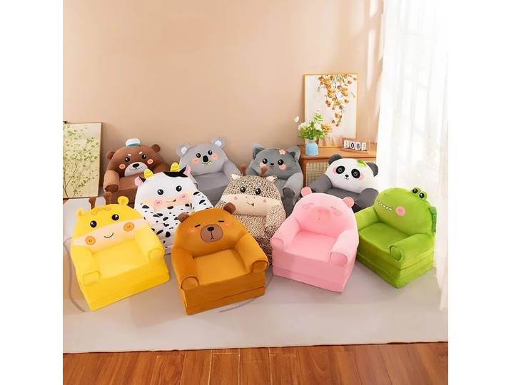 Nouveau canapé pliant pour enfants maternelle garçons et filles siège tabouret bébé paresseux canapé de couchage démontage et lavage logo