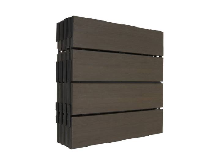 Klickfliese HPC CoShield Ebony 30 × 30 cm 6 Stück 0.54 m2