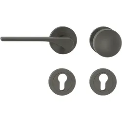 Griffwerk Wechselgarnitur LEAF LIGHT SIEGER DESIGN - DIN Links Kaschmirgrau