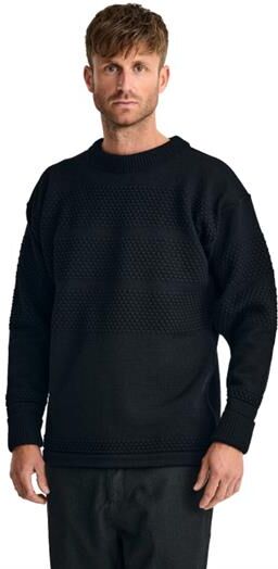 S.N.S Herning S. N. S. Herning Mens Fisherman Crew Neck, Navy Blue
