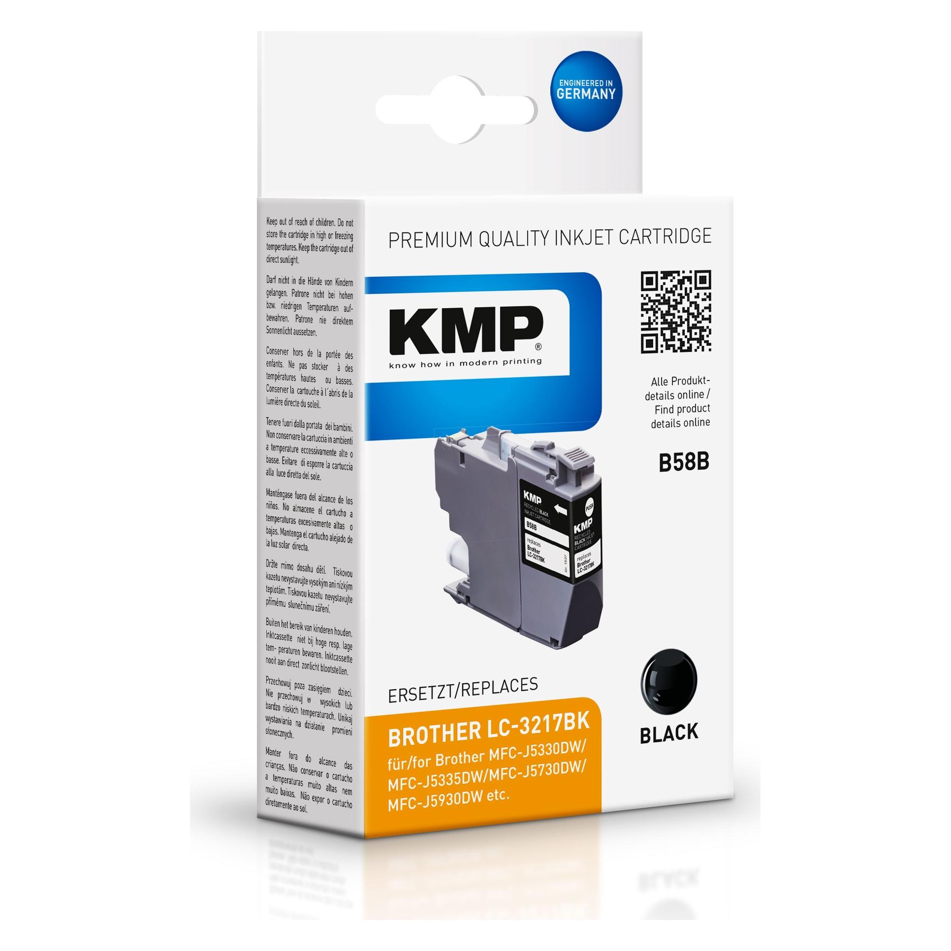 KMP Tinte ersetzt LC3217BK (BK) (1537,4801)