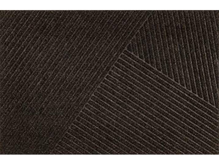 DUNE Stripes Dark Brown 60x90 cm, innen und außen, waschbar innen und außen, waschbar