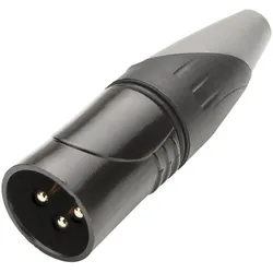 HICON XLR, 3-pol , Metall-Stecker ,(IP67 im gesteckten Zustand )