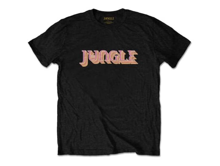 Jungle Unisex Tee: Colour Logo - Small - Black