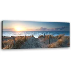 WANDBILD sonnenuntergang am meer