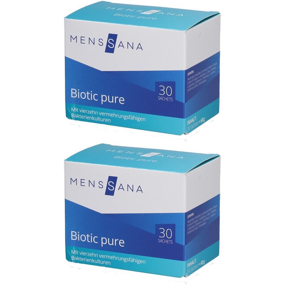 Biotic pure MensSana Pulver x2 2x30 St