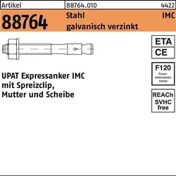 Expressanker R 88764 IMC 12/50/146 Stahl galv.verz. 20 Stück UPAT