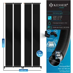 Kesser, Poolheizung, Solarkollektor Poolheizung cm, Warmwasser Heizung Solarheizung