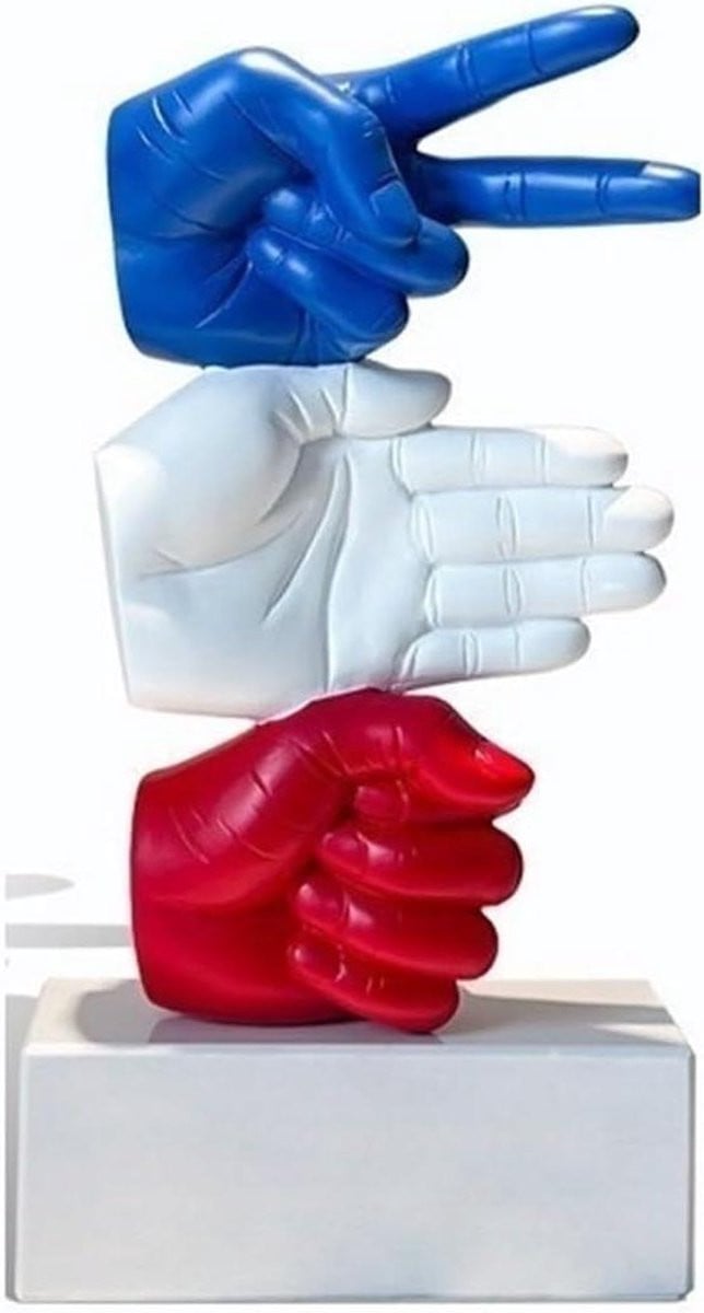 Decoratief ornament multicolor hars beeld Hoogte: 38 cm