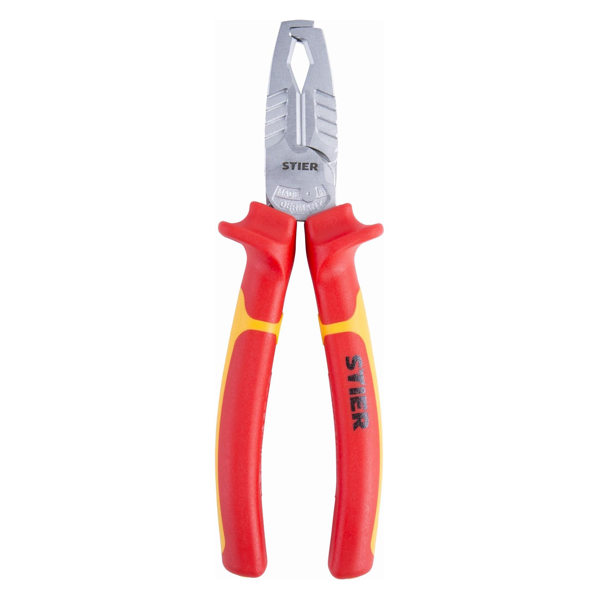 Stier Abisolierzange mit Seitenschneider Multi+ 180 mm (180 mm) (70592052)