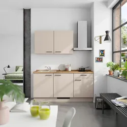 Küchenleerblock Easytouch Low o. Geräte Sandfarben