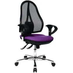 Topstar, Bürostuhl, Bürodrehstuhl Open Point Deluxe lila (43 - 51 cm)