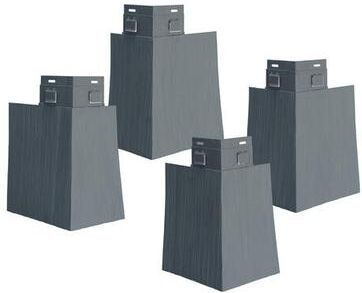 CertainTeed Cedar Impressions 7 Inch Perfection Offset Corners (Carton of 40) Flagstone