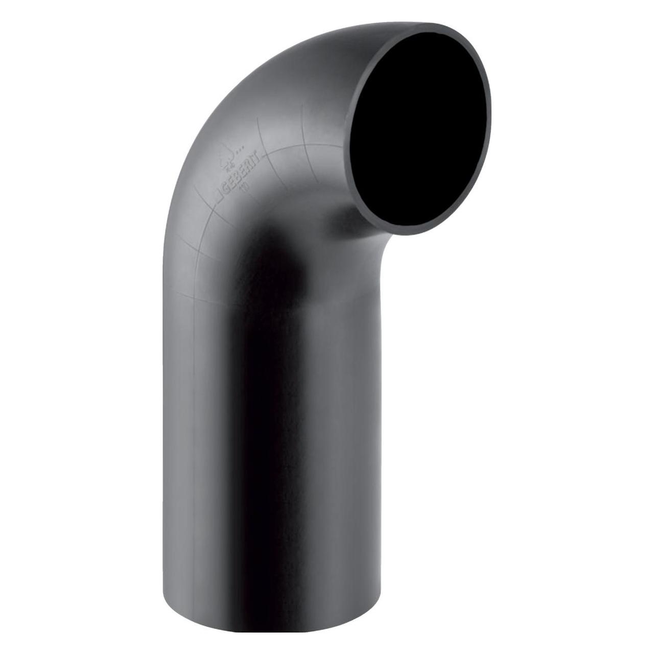 Geberit PEH bøjning 90 grader Ø 63 mm (364.055.16.1)