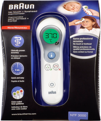 KAZ Europe SA BRAUN NTF3000 no-touch & Stirnthermometer 1 St 10216824