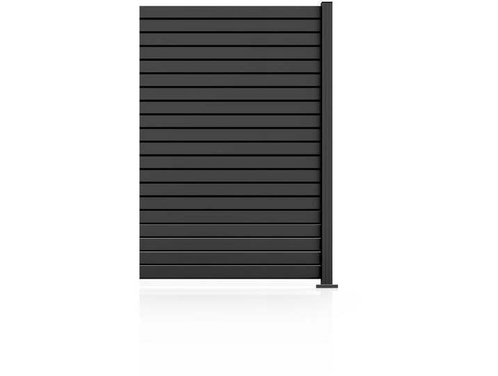 Gartenzaun STAKET PRO Anbauzaun »Rhombus Mini« Breite 1200 - 2400 mm , schwarz (anthrazit struktur), H:180cm, Aluminium, Zaunelemente, Gartenzaun, Zaunhöhe 180 cm, Zaunlänge 1,242 - 2,442 m
