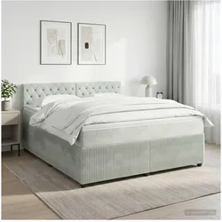 vidaXL, Boxspringbett, Boxspringbett (180 x 200 cm)