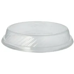 Papstar Deckel für Menüteller (Mehrweg), Ø 22,7 cm · H 4,1 cm transparent, 15 x 12 Stück
