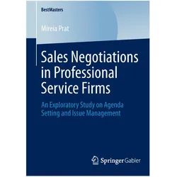 Sales Negotiations in Professional Service Firms, Fachbücher von Mireia Prat