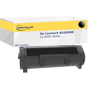 kompatibel für Lexmark B242H00, 6000 Seiten, schwarz