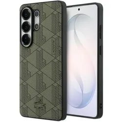 Lacoste Case PVC Monogram The Blend MagSafe for Samsung Galaxy S26 Ultra khaki (Samsung Galaxy S26 Ultra), Smartphone Hülle, Braun