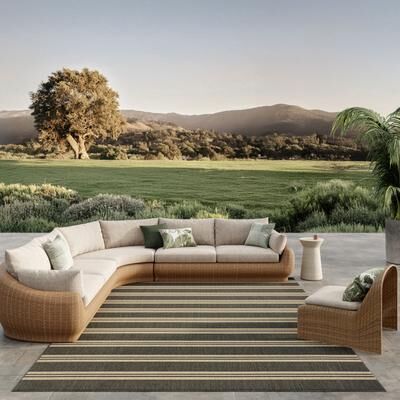 Nourison Horizon Indoor/Outdoor Modern Area Rug