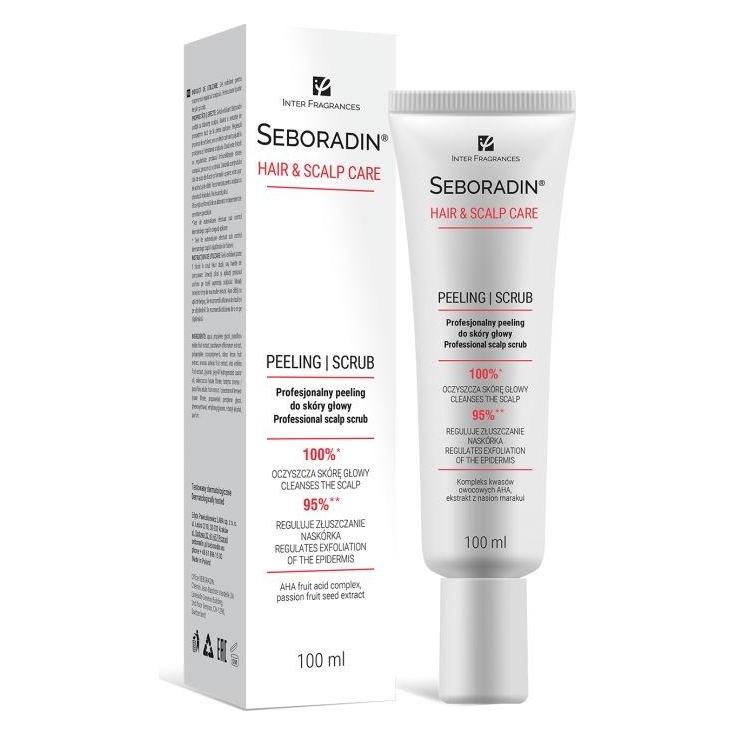 Seboradin Hair Scalp Scrub 100ml Scalp Exfoliator with AHA Formula Gentle Cleaning and Sebum Regulation Hair T (100 ml) (8Y42S0 SAM SAM)