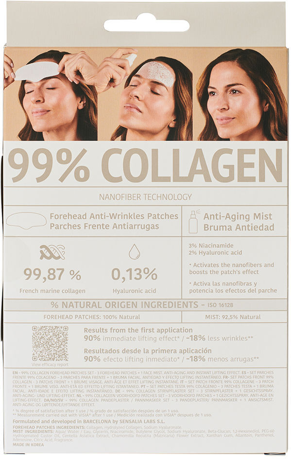 Iroha Nature 99% Colágeno parches para frente 3 u