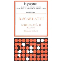 Sonates vol.2 (K53-103) pour clavecin, Fachbücher von Kenneth, Gilbert