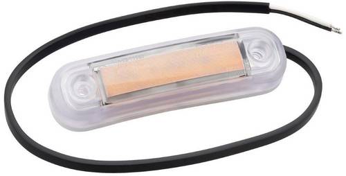 Fristom Umriss-Markierungsleuchte Offene Kabelenden Markierungsleuchte seitlich 12 V, 24V Orange Transparent