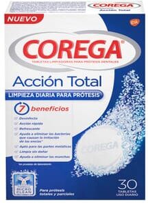 Corega AÇÃO TOTAL TABLETES LIMPIDORAS 30 Tabs
